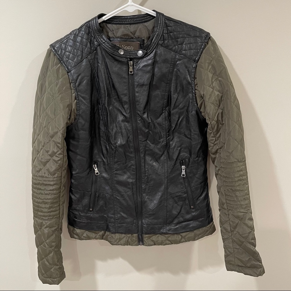 100% VEGAN LEATHER Gi Sono by Cavalini Jacket